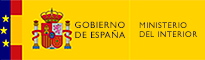 Logo Government of spain. Ministry of Interior. National Police 